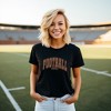 Simply Sage Market Women's Varsity Football Vibes Short Sleeve Graphic Tee - 2 of 4