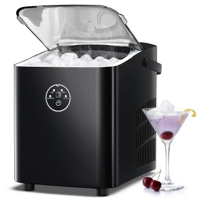 Kismile 26-lbs. Ice Per day Countertop or portable nugget Ice Maker ( Black )