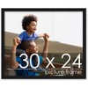 PosterPalooza | Modernist Black Picture Frame - UV Acrylic, Backing Board, Hanging Hardware Included - 2 of 4