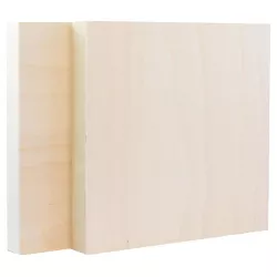 American Easel Cradled Wood Painting Panel, 12"x12" - 2pk