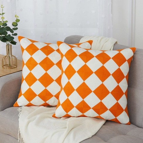 Orange pillow cases outlet target