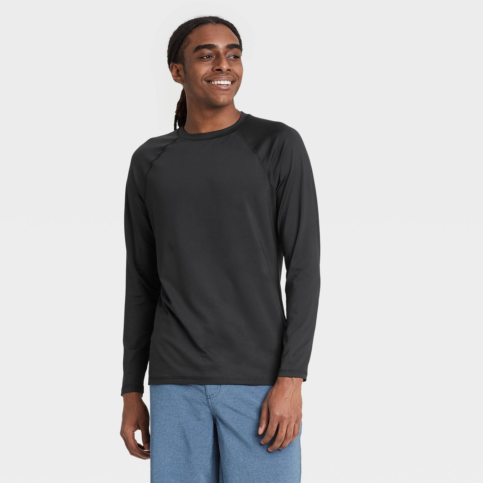 Men's  Long Sleeve Rash Guard Swim Shirt - Goodfellow & Co™