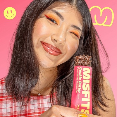 Misfits Health Plant Based Cookie Butter Protein Bar - 15g Protein - 1.8oz