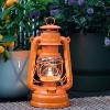 Feuerhand Outdoor Kerosene Fuel Lantern, German Made Weather Resistant Baby Special 276 Galvanized Hurricane Lamp for Camping or Patio, 10 Inches - 4 of 4