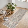 Area Rugs for Living Room Machine Washable Rugs, Non-Slip, Stain Resistant Soft Boho Vintage Carpet Low Pile Thin Rugs for Bedroom - 4 of 4
