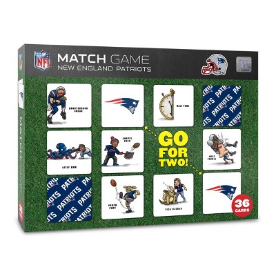 NFL New England Patriots Memory Match Game