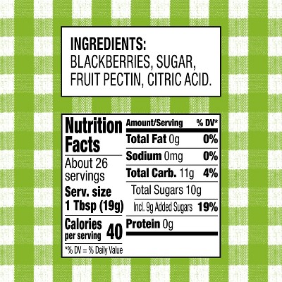 Smucker's Natural Blackberry Fruit Spread - 17.25oz