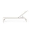 GDFStudio Stekar Outdoor Mesh and Aluminum Armless Adjustable Chaise Lounges (Set of 2) - 4 of 4