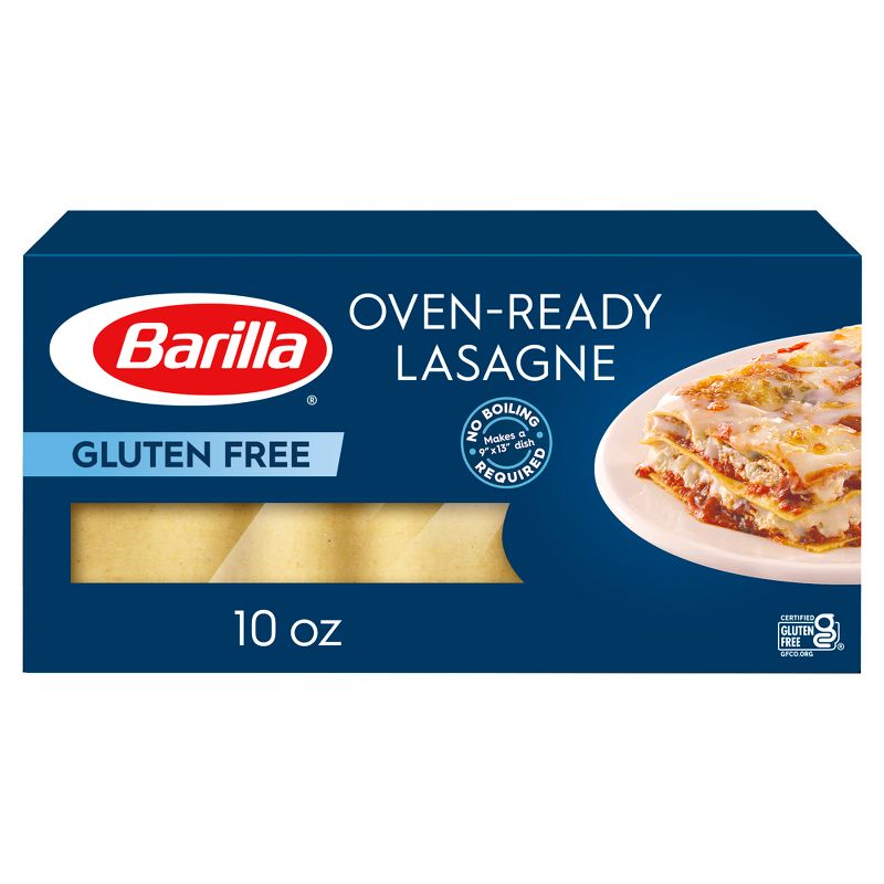 Barilla Gluten Free Oven Ready Lasagna Pasta - 10oz, 1 of 9