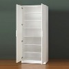 HomeStock Mia Farmhouse Shoe Cabinet with Six Shelves - 4 of 4