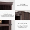 3 Tier Bookcase, Farmhouse Book Shelf with Storage - 3 of 4