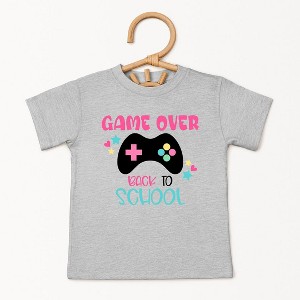 The Juniper Shop Game Over Back To School Toddler Short Sleeve Tee - 1 of 2
