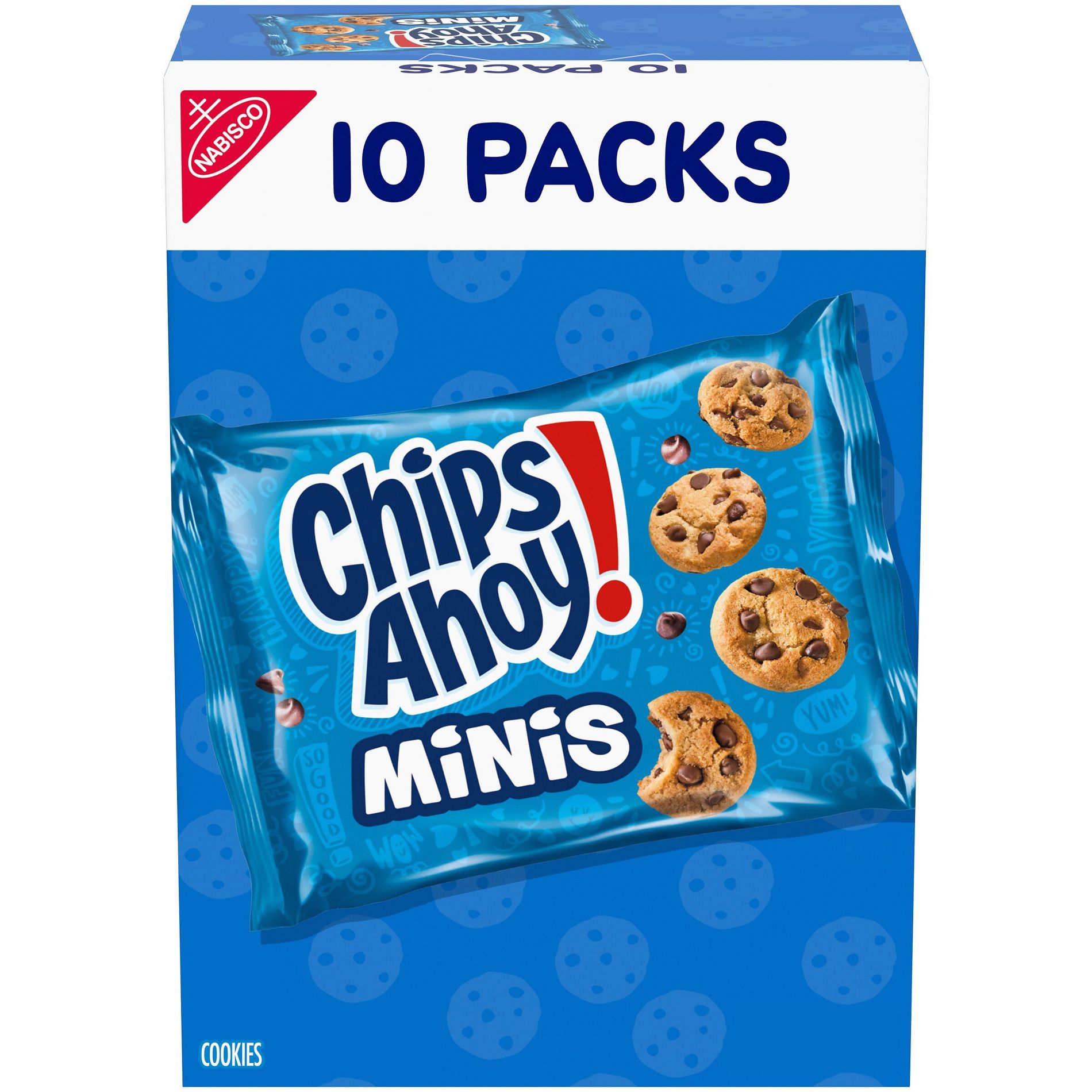 Chips Ahoy! Mini Original Chocolate Chip Cookies Snack Pack - 10oz/10ct