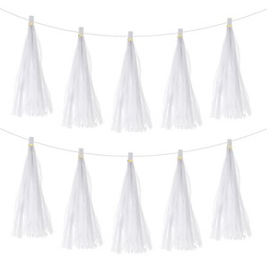 Unique Bargains Party Decoration Reusable Tassel Garland Banner DIY Kits 15 Pcs - 1 of 4