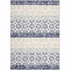 Acekool Washed Velvet Area Rug - Soft High-Density Brocade Carpet for Living Room & Bedroom, Easy Care Foldable Design - 2 of 4