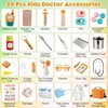 Doctor Kit , 34 Pcs Playset with Real Stethoscope, Storage Bag, Fun Role Play,Ideal Gifts for Toddlers - 2 of 3