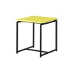 MDF and Metal 3-Piece Coffee and End Table Set with Carbon Fiber Wrap for Modern Living Room or Lounge Spaces - 4 of 4