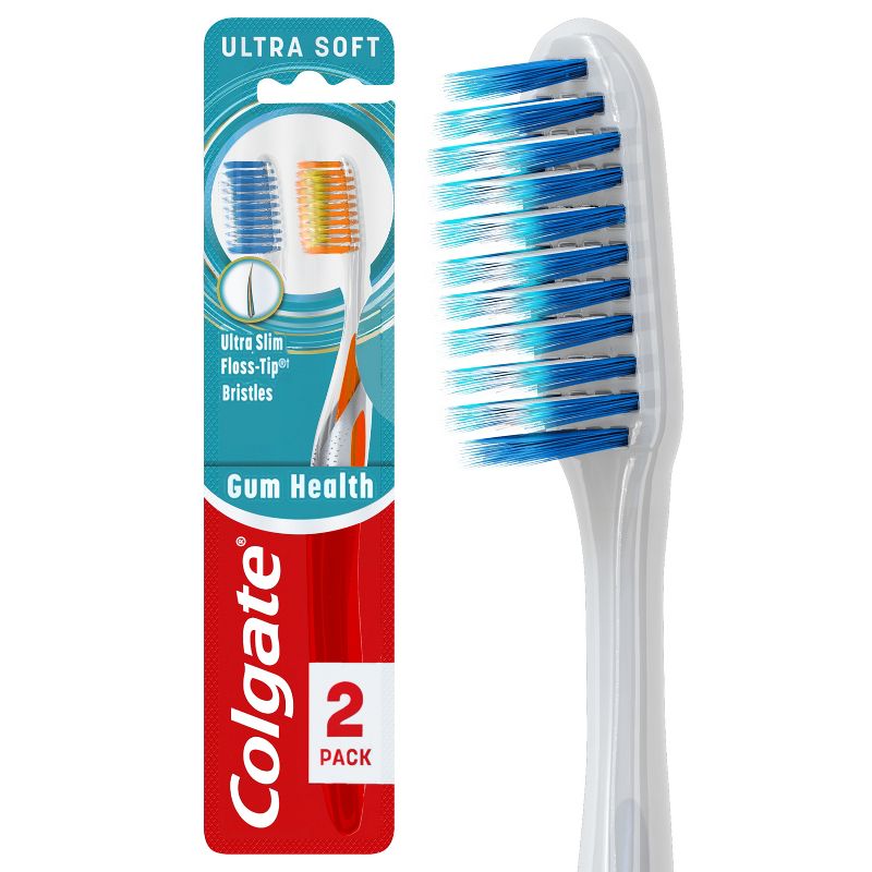 Colgate Gum Health Toothbrush Ultra Soft - 2ct, 1 of 8