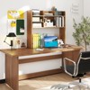 Tangkula 3-Tier Desktop Bookshelf w/ 6 Shelves Desk Organizer for Computer Desk - 4 of 4