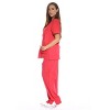 Just Love Women's Nursing Scrub Set - Six Pockets, V-Neck, Cargo Pant for Comfortable Workwear - 2 of 3