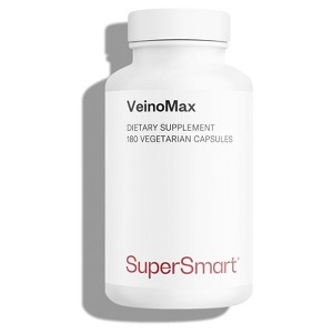 SuperSmart VeinoMax Supplement - with Diosmin, Hesperidin, Horse Chestnut, Vitexin | Non-GMO & Gluten Free - 180 Vegetarian Capsules - 1 of 1