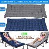 Musment Folding Camping Cot Bed with Pillow, Adjustable 5-Position Folding Chaise Lounge Chair, Portable Guest Bed - 2 of 4