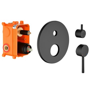 ONWITH Shower System with Shower Head, Hand Shower, Slide Bar, Bodysprays, Shower Arm, Hose