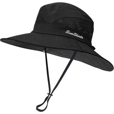 BEAFUP Women’s Foldable Sun Hat with Breathable Mesh,Adjustable Chin Strap & Ponytail Hole - for Beach,Hiking,Outdoor