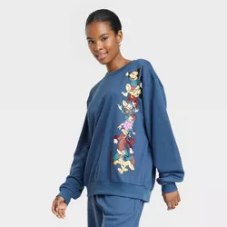 Women's Disney Mickey Mouse and Friends Graphic Sweatshirt - Blue