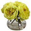 Nearly Natural Fancy Rose with Vase, Pink - 4 of 4