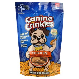 Chasing Our Tails Canine Crinkles Chicken Dog Treats 8 oz - 1 of 4
