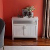LunaLulinlk Kitchen storage sideboard and buffet server cabinet-White - 3 of 4