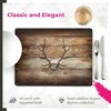 Pimpernel Lodge Placemats, Set of 4 Cork-Backed Table Mats Featuring Rustic Design, Easy to Clean & Maintain, Heat & Stain Resistant - 3 of 4