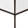 vidaXL Gazebo 9.8'x9.8'x9.5' White 0.6 oz/ftÂ² - 3 of 4