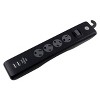 GE 4 Outlet Surge Protector Power Strip with 2 USB Ports: Black, Circuit Breaker, 3ft Cord, UL Listed, 450 Joules - 2 of 4