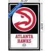 Trends International NBA Atlanta Hawks - Logo 21 Framed Wall Poster Prints - 3 of 4