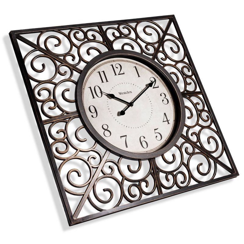 20&#34; Wall Clock with Open Case Frame - Westclox, 5 of 8