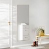 FONTOI Floor Standing Mirror with Stand, Wall Mirror, Mirror, Makeup Mirror for Bedroom Cloakroom Entryway, Gold, 13.7"*64"*21" - 2 of 4