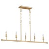 Quorum Lighting Harmony 5 - Light Chandelier in  Aged Brass - 4 of 4