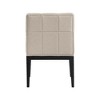 Meridian Furniture,Adrian Vegan Leather Dining Arm Chair, Set of 2 - 4 of 4