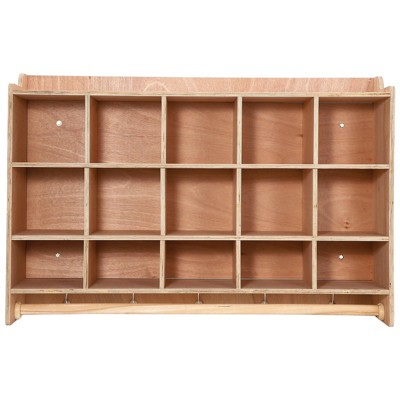 Wall Mount Cubby Storage Organizer,47Inch Width Daycare Shelves for Toys, Classroom Furniture