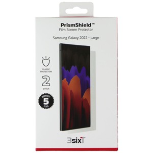 3SIXT PrismShield Film Screen Protector for Samsung Galaxy S22 Ultra - 2 Pack - 1 of 1