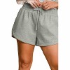 Women's Wo's Umgee Full Size Drawstring Sweatshorts With Pockets Plus Size - Trendsi - 4 of 4