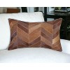 12 X 20  Chevron Cowhide Throw Pillow - 2 of 4