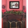 "Christmas Barn" by Billy Jacobs Ready to Hang Framed Print, Black Frame - 2 of 4