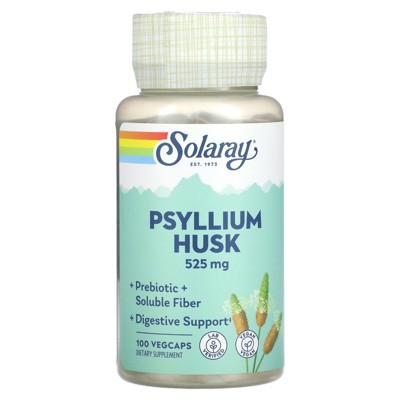 Solaray Psyllium Husk, 525 mg , 100 VegCaps