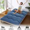 TackView Japanese Futon Floor Mattress for Adults Kids, Roll Up Sleeping Mattress for Floor, Futon Floor Bed for Camping Trips Guest Room - 3 of 4