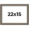 PosterPalooza | Weathered Black Picture Frame - UV Acrylic, Backing Board, Hanging Hardware Included - 2 of 4