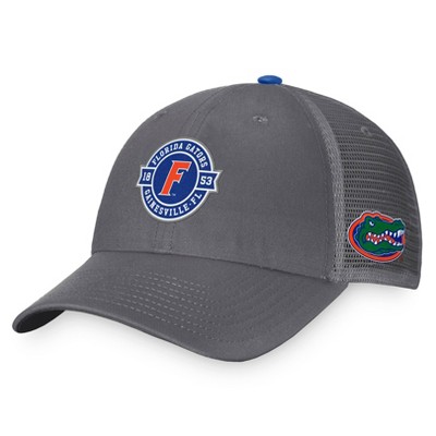 NCAA Florida Gators Unstructured Meshback Hat - Gray/White