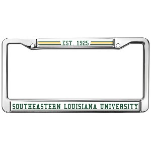 Southeastern Louisiana University Full Size Standard License Plate Metal Frame - 1 of 4